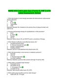 NURS 5434 CAD&sol;Lipids Quiz &lpar;Family III&comma; FNP 3&rpar; UTA Latest Assessment -Solved&vert;Accurate&vert;Verified