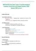 WGU D446 OA Study Guide&colon; Cardiac&comma; GI and Musculoskeletal Conditions &vert; Actual Study with Complete Solutions &vert; 2026 Updates &vert; 100&percnt; correct