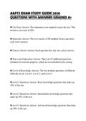 AAFCS EXAM STUDY GUIDE 2026 QUESTIONS WITH ANSWERS GRADED A&plus;