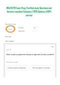 WGU D278 Exam Prep &vert; Verified study Questions and Answers complete Solutions &vert; 2026 Updates &vert; 100&percnt; correct