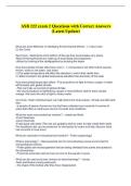 ASB 222 exam 2 Questions with Correct Answers  &lpar;Latest Update&rpar; 