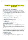 ASB 222 Exam 1 Questions with Correct Answers  &lpar;Latest Update&rpar; 
