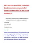 GIAC Penetration Tester &lpar;GPEN&rpar; Practice Exam  Questions And Correct Answers &lpar;Verified  Answers&rpar; Plus Rationales 2026 Q&A &vert; Instant  Download Pdf 