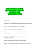 NUR 155 exam 1 REVIEW QUESTIONS AND VERIFIED ANSWERS 100- GUARANTEED PASS&period;