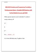 2026 WGU D278 Scripting and Programming Foundations Exam Prep&colon; 220 Practice Questions & Answers &vert; Complete Study Guide