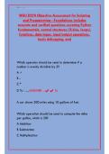 2026 WGU D278 Scripting and Programming Foundations OA Exam Prep&colon; Practice Questions & Study Guide