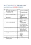 Advanced Pharmacology Exam 1 &lpar;2026&rpar; UPDATE Verified Questions And Answers &vert; GRADED A&plus; NURS 5334 