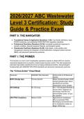 2026&sol;2027 ABC Wastewater Level 3 & 4 Certification&colon; Ultimate Test Bank & Study Guide &lpar;EPA & TCEQ Updated&rpar;