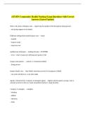 ATI RN Community Health Nursing Exam Questions with Correct  Answers &lpar;Latest Update&rpar; 