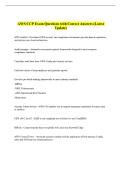 AWS CCP Exam Questions with Correct Answers &lpar;Latest  Update&rpar;