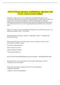 AWS CCP Exam Questions and Definitions -Questions with  Correct Answers &lpar;Latest Update&rpar; 