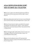 ACLM CERTIFICATION REVIEW SCRIPT 2026 ACCURATE Q&A COLLECTION