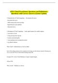 AWS Cloud Practitioner Questions and Definitions-  Questions with Correct Answers &lpar;Latest Update&rpar; 