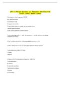 AWS CCP Exam Questions and Definitions - Questions with  Correct Answers &lpar;Latest Update&rpar; 