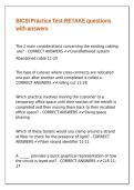 BICSI Practice Test-RETAKE questions with answers