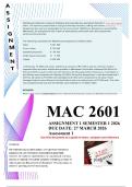 Mac2601 Assignment 1 semester 1 2026 &lpar;Distinction guaranteed&rpar;