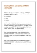 Docking Clinic ASA 118 EXAM WITH ANSWERS&period;