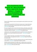 musculoskeletal prep u&comma; Chapter 40 - Musculoskeletal&comma; CH 41&comma; NUR 1172 Prep U Module 1 Chapter 40 Musculoskeletal Care Modalities QUESTIONS AND ANSWERS&period;