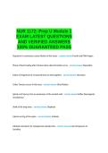 NUR 1172 Prep U Module 1 EXAM LATEST QUESTIONS AND VERIFIED ANSWERS 100- GUARANTEED PASS&period;