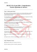 NR 547 CEA Exam 2026 - Comprehensive Practice Questions & Answers