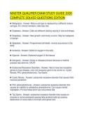 MASTER QUALIFIER EXAM STUDY GUIDE 2026 COMPLETE SOLVED QUESTIONS EDITION