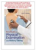 Bates&rsquo; Guide to Physical Examination and History Taking&comma; 13th Edition &ndash; Bickley &vert; 2026&sol;2027 &vert; Complete Test Bank 9781975109950