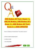 ASE A5 Brakes Certification &lpar;ASE A5&rpar; &ndash; Practice Exams 1&comma; 2 & 3 &ndash; Automotive Service Excellence 2026 Updated Question Bank