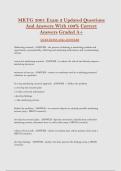 MKTG 3001 Exam 2 Updated Questions  And Answers With 100&percnt; Correct  Answers Graded A&plus;  