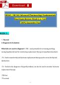 NR 565 Final Exam Study Guide&colon; Advanced Pharmacology & Disease Management