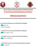 NR546 Midterm Exam Review&colon; Neuroanatomy & Psychopharmacology