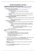 Samenvatting inleiding kwalitatieve analyse &lpar;17&sol;20&rpar;