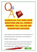HEALTHSTREAM  EXAM COMPLETE PACKAGE DEAL
