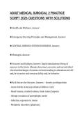 ADULT MEDICAL SURGICAL 2 PRACTICE SCRIPT 2026 QUESTIONS WITH SOLUTIONS