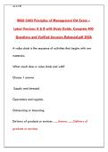 2026 WGU C483 Principles of Management OA Exam Prep&colon; Practice Questions & Complete Study Guide