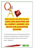 CPO Pool & Spa Operator Exam 2026 &ndash; 150&plus; Questions & Answers on Water Chemistry&comma; Filtration&comma; Safety & Calculations &ndash; Aquatic Facility Managemen
