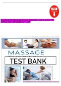 Test Bank for Massage Therapy&colon; Principles and Practice&comma; 7th Edition by Susan G&period; Salvo &vert; Complete Chapters 1-30 &vert; Verified Questions & Answers &vert; MBLEx&reg; & NCBTMB Exam Prep