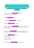 BSMH Advanced Arrhythmia Course 2026-2027 QUESTIONS AND 100&percnt; VERIFIED SOLUTIONS&comma; ELABORATED & DETAILED CORRECT ANSWERS