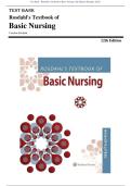 Test Bank - Rosdahl's Textbook of Basic Nursing 12th Edition by Loretta A Donnelly-Moreno&semi; 978-1975171339 Chapter 1-103 Complete Guide&period;