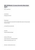 NUR 198 Module 7&period;8 Joyce University Study Guide Terms&period;