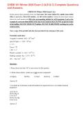 Drexel University CHEM 101&colon; CHEM101 Winter 2026 Exam 2 &lpar;A&comma;B & C&rpar; Complete Questions and Answers&period;