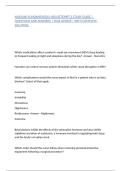 NUR1460 FUNDAMENTALS HESI ATTEMPT 2 STUDY GUIDE &vert; QUESTIONS AND ANSWERS &vert; 2026 UPDATE &vert; WITH COMPLETE SOLUTION&period;