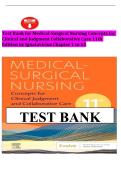 Test Bank for Medical-Surgical Nursing&colon; Concepts for Clinical Judgment and Collaborative Care&comma; 11th Edition by Donna D&period; Ignatavicius &vert; Complete Chapters 1-65 &vert; Questions & Answers with NCLEX&reg;-Style  &vert; Next Generation NCLEX&reg; &lpar;NGN&rpar; Prep 