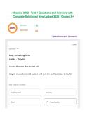 Classics 2902 - Test 1 Questions and Answers with Complete Solutions &vert; New Update 2026 &vert; Graded A&plus;