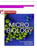 Test Bank for Microbiology&colon; An Evolving Science&comma; 6th Edition by Joan L&period; Slonczewski&comma; John W&period; Foster & Erik R&period; Zinser &vert; Complete Chapters 1-28 &vert; Questions & Answers with Detailed Rationales 