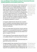 Con Law Multiple Choice Mastery Guide A&plus; Guaranteed Success Verified Questions and Answers Exam Prep