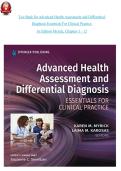 TEST BANK For Advanced Health Assessment and Differential Diagnosis Essentials for Clinical Practice 1st Edition Myrick&comma; Verified Chapters 1 - 12&comma; Complete Newest Version