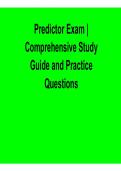 Predictor Exam &ndash; Comprehensive Study Guide and Practice Questions &lpar;2026 Update&rpar;
