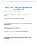 USPAP Study Guide Questions and Correct Answers 2026-2027