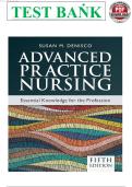 Advanced Practice Nursing-Essential Knowledge for the Profession 5th Edition by Susan M&period; DeNisco - Latest&comma; Complete and Elaborated Test Bank All Chapters &lpar;1-32&rpar; Included -Updated for 2026