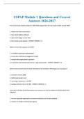 USPAP Module 1 Questions and Correct Answers 2026-2027